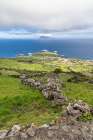 Ponta Delgada, Azores, Portugal. Atlantic Ocean and the coast on Flores Island. Art Print